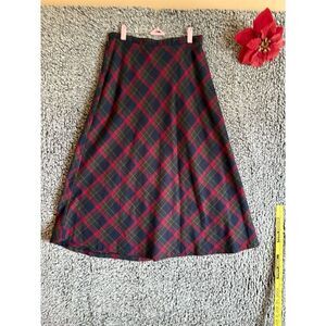 Vintage requirements Women's Plaid A-Line Skirt Size 12 Vintage
